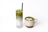 抹茶ラテ(Hot) Match Latte(ALBENS Cafe&Bar)