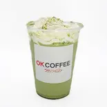 抹茶ラテ（アサイーボウルとハンドドリップコーヒー okcoffee難波店 オーケーコーヒー）