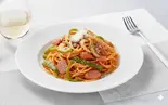 季節野菜の焦がしナポリタン2520円↓[復刻版]（大盛無料の洋食屋さん。五つ星パスタ）