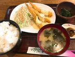 エビフライ定食（トンテキのうまい店）