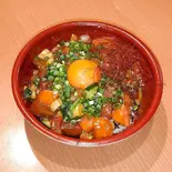 まぐろ×サーモンユッケ丼（鳥八 下丸子店）