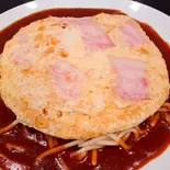 ベーコンオムレツあんかけスパ（名古屋名物あんかけスパあんかけ亭）