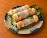 ゆでエビ＆豚肉の生春巻き(1本)（ベトナム料理 Chi-Chan 上野店）