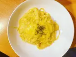 人気No.2 ぺぺたま Egg binding peperoncino（麺や鳥我）