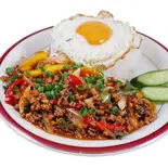 ガパオライス(鶏肉バジル炒め )Gapao（アジアンフーズ Saathi）