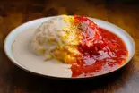 トマト＆ポルチーニオムライスtomato porcini sauce omelet rice（【カラダが喜ぶオムライスCafe】Egg House～出屋敷店～）