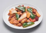 豚もつのピリ辛炒め（中華料理観行雲）