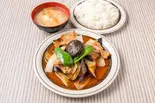 なすと肉の生姜焼定食(洋包丁 池袋店)