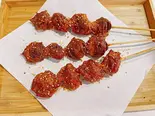 鶏砂肝串揚げ(3本)（日進斗金フライドチキン）