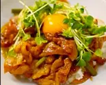 スタミナ丼(秘伝にんにくタレ)（肉ドコロ せい吾）