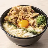 肉とろろ【肉二倍盛り】（温）（東京とろろそば 横浜美しが丘店）