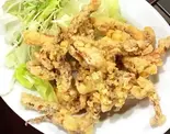 イカゲソ揚げ Fried Squid Legs（台湾菜館 弘城）