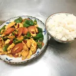 火腿肠青椒炒鸡蛋 米饭套餐（友誼食府 立川店）