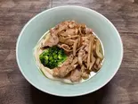 牛焼肉ごぼううどん（博多うどん だしと）
