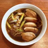 鴨南蛮(レンジで温め)(そば処 高尾亭)