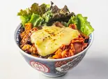 牛ホルモンキムチチーズ丼(ゴツ盛り牛カルビ丼 重兵衛 十三店)