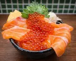 サーモンとイクラの親子丼（【豊洲市場直送！海鮮丼】吉祥寺まぐろ人）