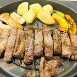 サーロインステーキ定食（ふくふく食堂）