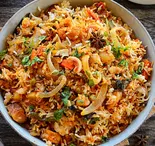 野菜ビリヤニ (Vegetable Biryani)(アナム本格インド料理)