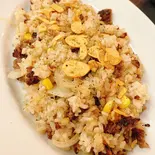 淡路牛ガーリックライス(さと村食堂)