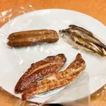 燻製3種盛(ウインナー、干魚、鶏ササミ)（居酒屋たこっちさん）
