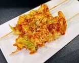 炸包菜(2串 キャベツ揚げ)（We Kitchen東北老式麻辣燙＆煎餅果子）