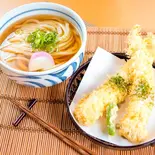 穴子天うどん（京うどんの店 夢吟坊 三宿本店）