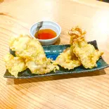 鶏天(2個)豚天(2個)合盛り【天つゆ】（【関西風＆広島風お好み焼き・鉄板焼き】 桜家）