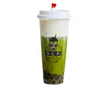 岩塩チーズフォーム宇治抹茶(黒糖タピオカなし) Rock Salt Chees Foam + Uji Matcha (Without Brown Sugar Tapioca Pearls)（茶之恋 台湾タピオカ専門店）