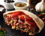 『やみつきビーフ＆ヘルシーチキン』ケバブ ピタパンサンド（Mrs Istanbul Kebab Delivery 高宮1丁目2号店）