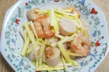 韭黃虾仁炒鮮貝（上海屋）