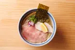 魚介薫る 貝ダシ汐そば+銀しゃりセット（おダシと銀しゃり 中華そば二兎）