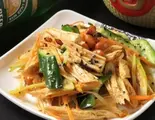 腐竹黄瓜花生米湯葉とピーナツの野菜和え（李記 小籠包専門店・タピオカ専門店）