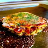 豚のお好み焼き(鉄板焼きやすむら)