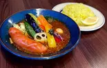 【百名店2024受賞】ソーセージフランクベジエビカレー Frank Sausage and Vegetable Shrimp Curry（札幌スープカレーJACK 西田辺店）