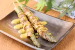 アスパラ肉巻き(居心伝天保山店)