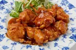 若鶏の甘酢炒め（マーボー飯店）