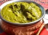 ほうれん草チキンpalak chicken（ビクトリア ケバブ ビリヤニ ハラル 専門店Victoria Kebab Biryani Halal house）