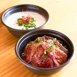 【和風】 ローストビーフボウルとソルロンタンスープセット  Rost  beef   bowl with  sorronta soup set（熟成ローストビーフボウル川崎店）