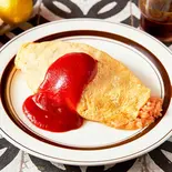 昔ながらの巻きオムライス ケチャップ 150g Classic Omelette Rice（森下で50年続く洋食屋 カフェレストラン鍵）