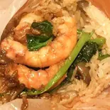 ホタテとエビの ペーパー包みライス入りpaper wrapped Scallop and prawn with rice（マレーシア屋台料理 ちりばり 五反田本店）