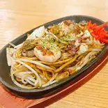 海鮮焼きそば(イカ、海老、帆立)（【関西風＆広島風お好み焼き・鉄板焼き】桜家 清水店）