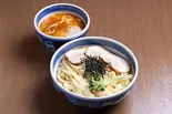 チャーシュー極太平打ちつけ麺(味噌)(双麺 浅草橋店)