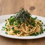ねぎ香る明太子生パスタ Mentaiko Pasta with Green Onions（芳醇な明太子生パスタ FOOD RECORDS PASTA 糀谷）