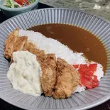 宮崎名物！チキン南蛮カレー（蕎麦処3代目木村屋）