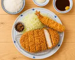 ロース＆エビフライ弁当 Pork Loin Cutlet ＆ Fried Shrimp Bento Box（ザッツ・たかよ食堂(美園店)）
