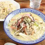 【セット】黒ちゃんぽん + チャーハン（じげもんちゃんぽん グランデュオ立川店）