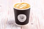 キャラメルラテ(ホット) caramel latte(hana-no-ki coffee)