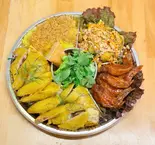 MẸT VỊT 鴨肉セット（ベトナム料理BIEN XANH QUAN）