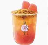 パッションフルーツグレープフルーツティーPassion Fruit Grapefruit Tea（龍翔堂千葉中央店 台湾タピオカ専門）